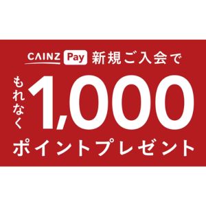 カインズポイント1,000ポイント