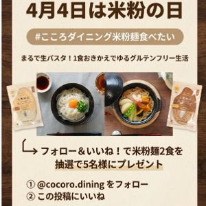 米粉麺 2食（白米麺＆玄米麺）