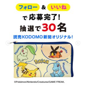 オリジナル「ポケモン」ペンポーチ