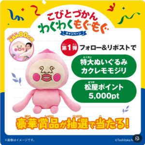 こびとづかん特大ぬいぐるみ カクレモモジリなど