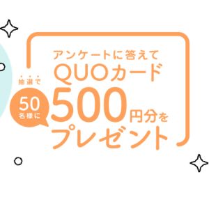 QUOカード500円分