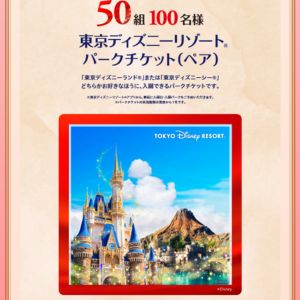 東京ディズニーリゾート・パークチケット（ペア）