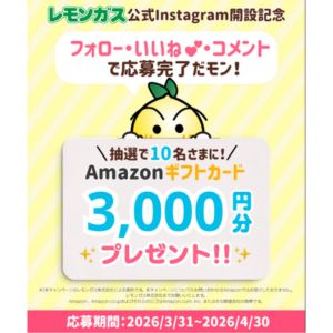 Amazonギフトカード3,000円分