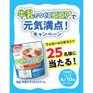 牛乳でつくるココア 2個