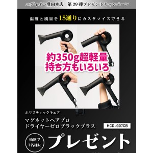 賞品画像：マグネットヘアプロ ドライヤーゼロブラックプラス