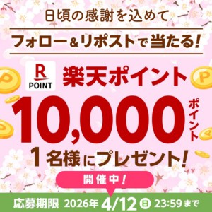 楽天ポイント10,000円相当