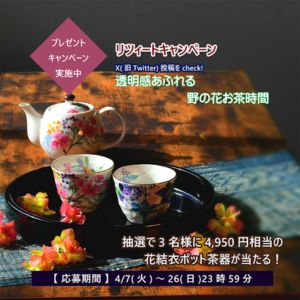 花結衣ペアポット茶器