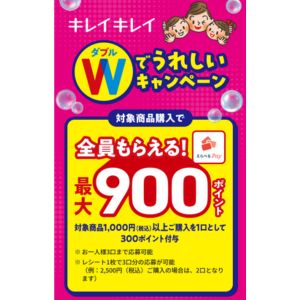 えらべるPay 最大900ポイント 他