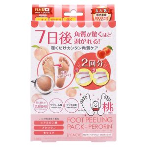 ペロリン フットピーリングパック（ピーチの香り）