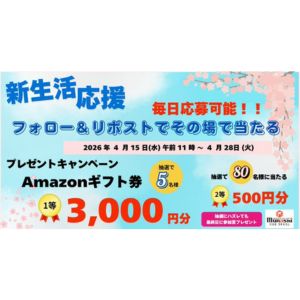 Amazonギフトカード3,000円分 他