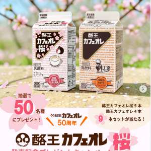 酪王カフェオレ桜＆カフェオレ9本セット