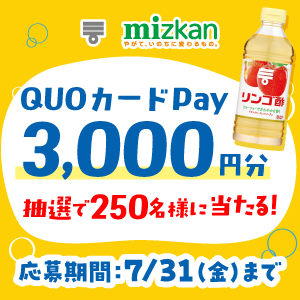 QUOカードPay3,000円分