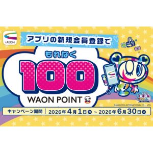 WAON POINT 100ポイント