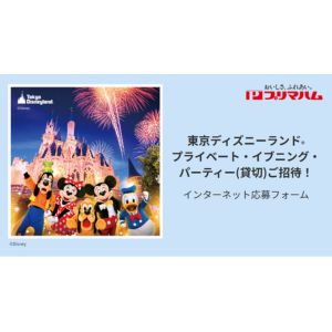 東京ディズニーランド プライベート・イブニング・パーティーチケット