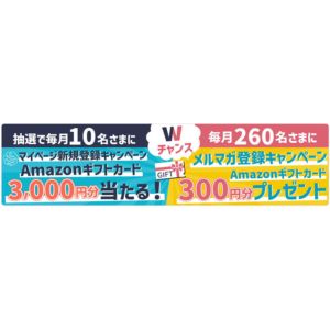 Amazonギフトカード3,000円分 他