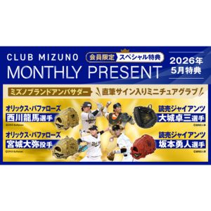 プロ野球選手直筆サイン入りミニチュアグラブ