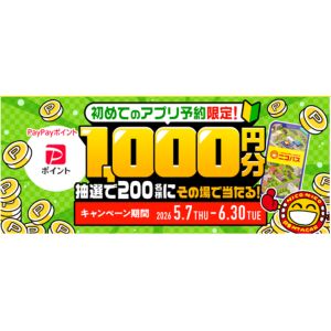 PayPayポイント 1,000円分