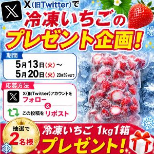 冷凍いちご1kg 1箱