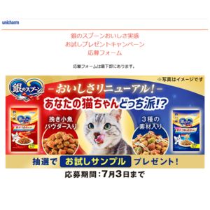 ユニ・チャーム 銀のスプーンおやつサンプル