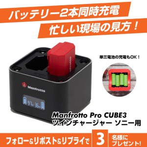 マンフロット 充電器 Pro CUBE3（ソニー用）