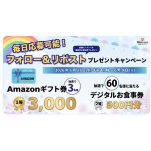 Amazonギフトカード3,000円分 他