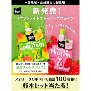 ミニッツメイド スムージー プロテイン 6本