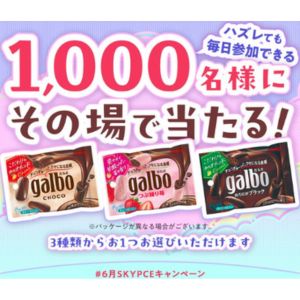 ガルボチョコポケットパック無料引換クーポン