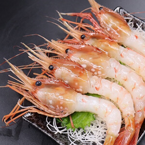賞品画像：厳選特大ボタンエビ＆fishdoor商品