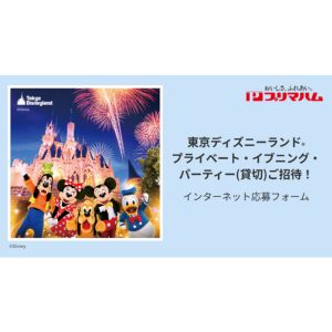 東京ディズニーランド プライベート・イブニング・パーティーチケット