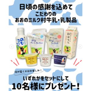 おおのミルク村 牛乳＆乳製品セット