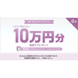 ソニーポイント10万円分