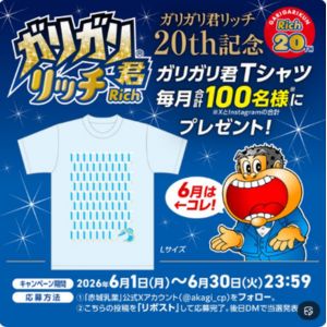 オリジナルガリガリ君Tシャツ
