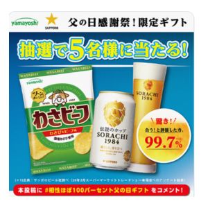 わさビーフ1箱＆SORACHI 1984 12本
