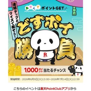 楽天ポイント1,000円分