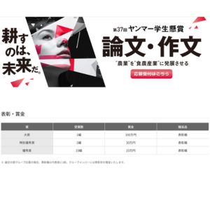 賞金100万円＆表彰盾 他
