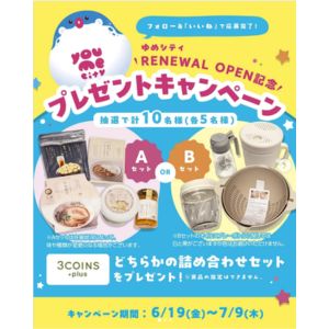 3COINS＋plus キッチン用品or食品の詰め合わせセット