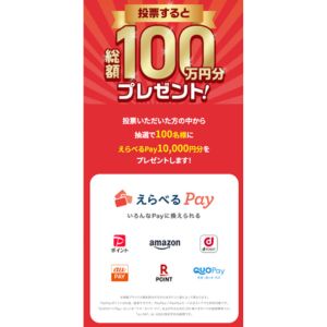えらべるPay1万円分