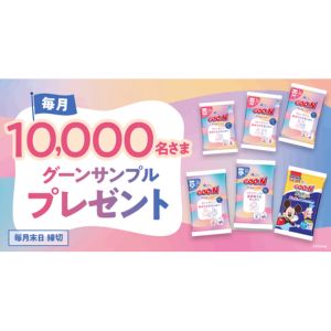 紙おむつ「グーン」サンプル2枚セット