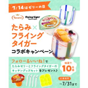 たらみゼリー詰め合わせ＆フライングタイガー グッズセット