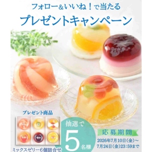 ミックスゼリー6個詰合せ