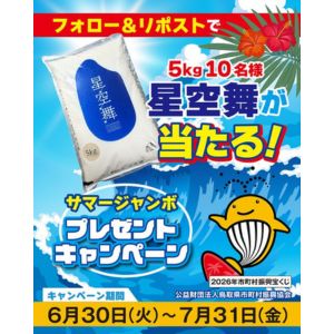 鳥取県産ブランド米「星空舞」5kg