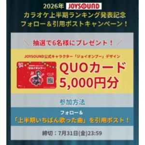 オリジナルデザインQUOカード5,000円分