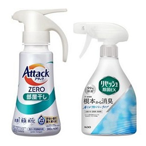 アタックZEROとリセッシュ除菌EX