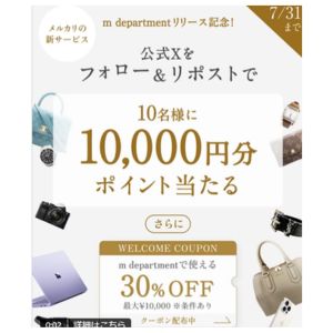 メルカリポイント1万円分