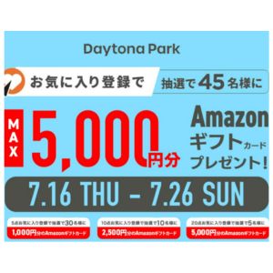 Amazonギフトカード5,000円分 他
