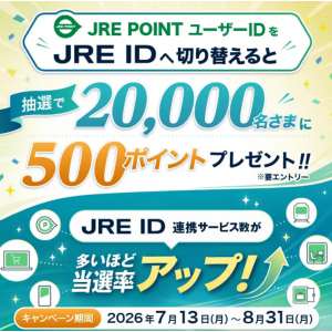JRE POINT 500ポイント