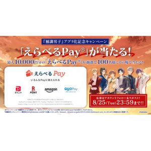 えらべるPay 最大1万円分 他