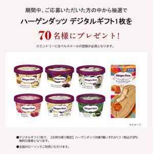ハーゲンダッツ デジタルギフト券