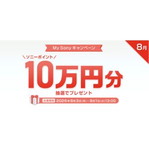 ソニーポイント10万円分