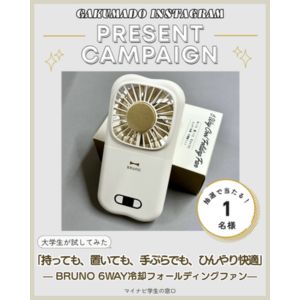BRUNO 6WAYハンディファン